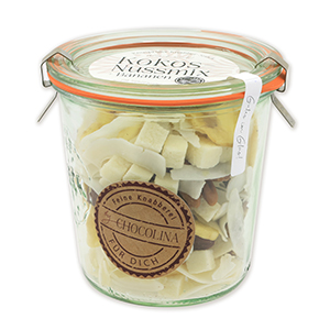 choco-lina-knabberei-kokos-nussmix-mit-bananen-snack image 1