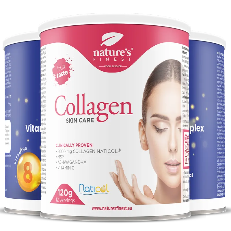 nature-s-finest-kollagen-skincare-pulver-2x-golden-q10-set-erdbeere image 1