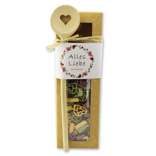 choco-lina-nudeln-alles-liebe-geschenkset-pasta-mit-kochl-ffel image 1