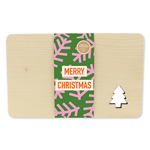 choco-lina-k-chenhelfer-holzbrett-baum-merry-christmas image 1