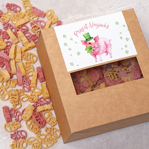 choco-lina-prosit-neujahr-eiernudeln-pasta-geschenk image 2