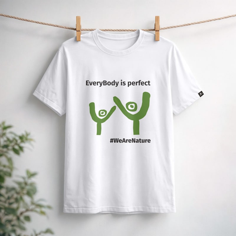 nature-s-finest-everybody-is-perfect-t-shirt-mit-spruch-unisex image 1