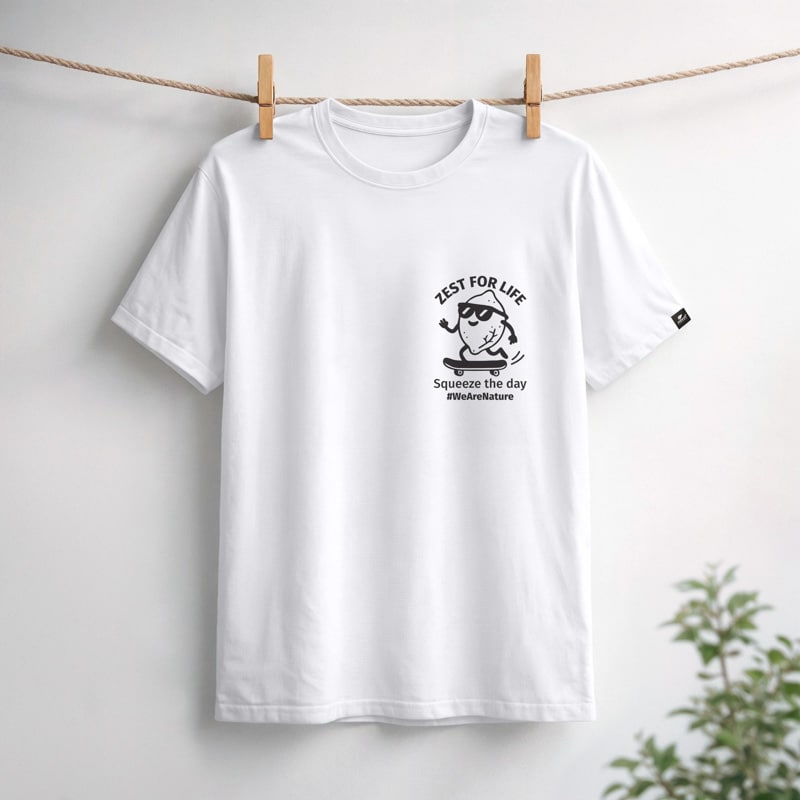 nature-s-finest-zest-for-life-squeeze-the-day-t-shirt image 1