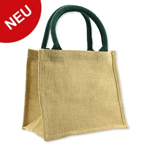 choco-lina-jutetasche-natur-griff-gr-n-einkaufstasche image 1