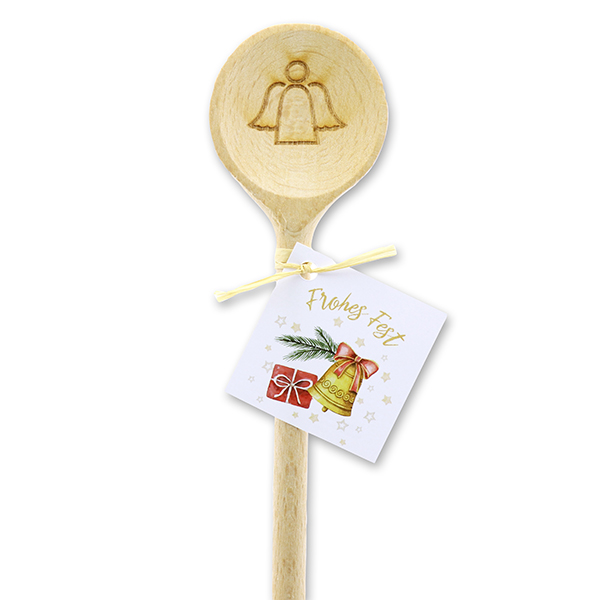 choco-lina-k-chenhelfer-engel-kochl-ffel-rund-frohes-fest-holz image 1