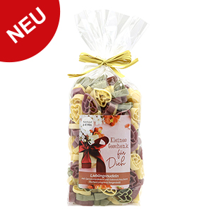 choco-lina-nudeln-kleines-geschenk-eiernudeln-im-cello-mitbringsel image 1