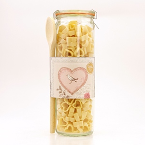 choco-lina-nudeln-geschenkset-herz-taube-rosa-mit-l-ffel image 1