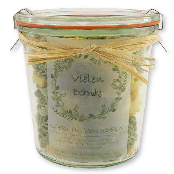 choco-lina-lieblingsnudeln-mix-vielen-dank-glas-nudelgeschenk image 1