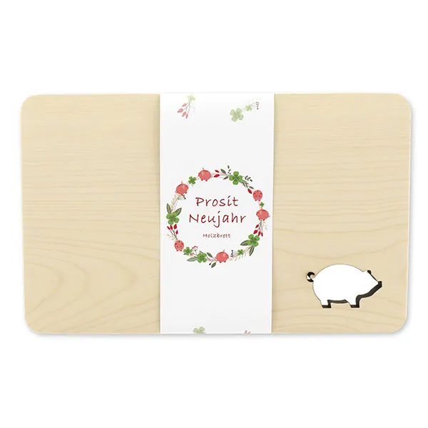 choco-lina-prosit-neujahr-holzbrett-schwein image 1