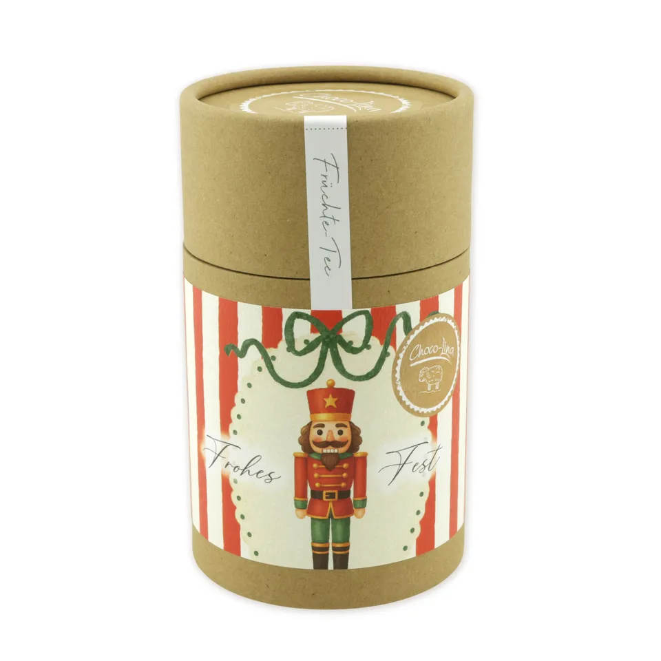 choco-lina-winterzeit-nussknacker-tee-tube-gr-ne-masche image 1