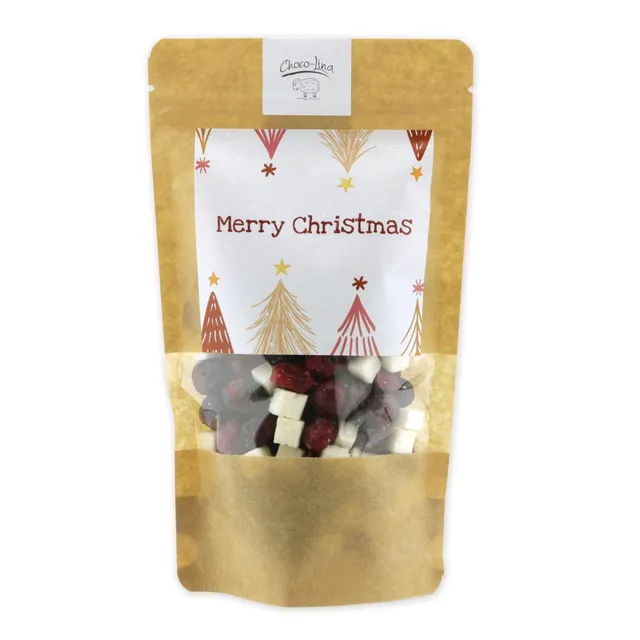 choco-lina-naschen-kokosw-rfel-beerenmix-knabberei-merry-christmas image 1