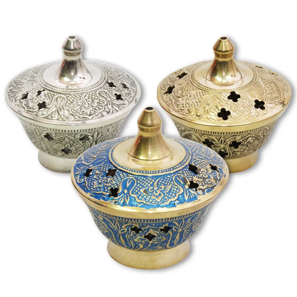 choco-lina-r-uchern-deko-weihrauchgef-messing-8-cm-f-r-kohle image 1