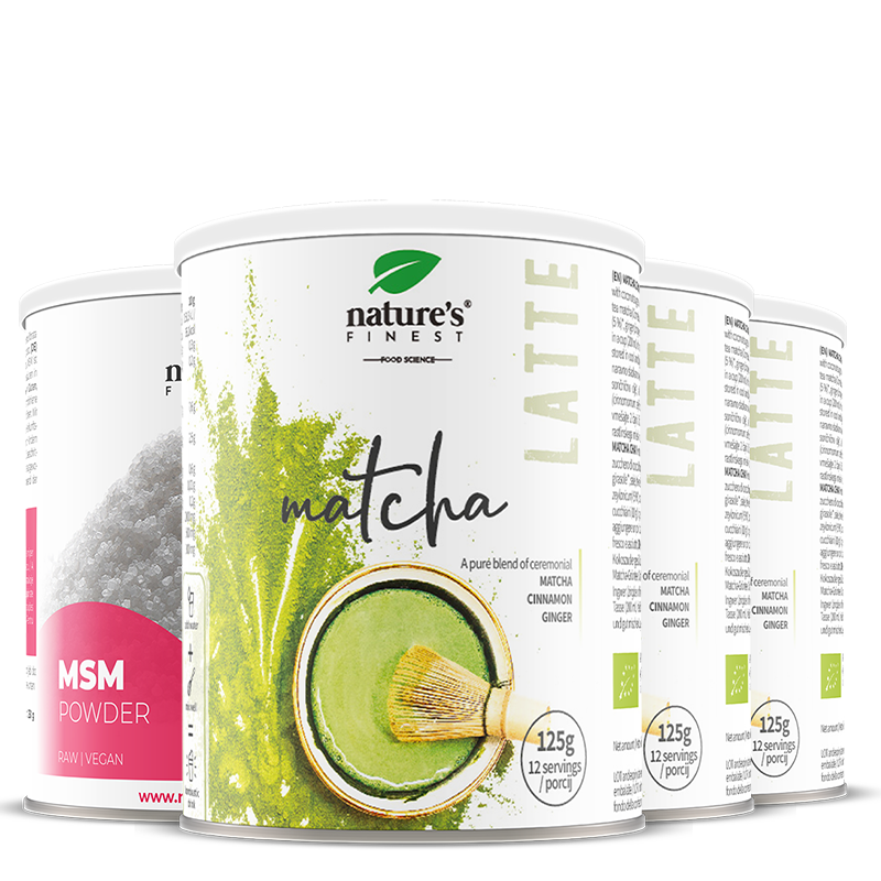 nature-s-finest-matcha-chai-latte-msm-pulver-paket-energie image 1