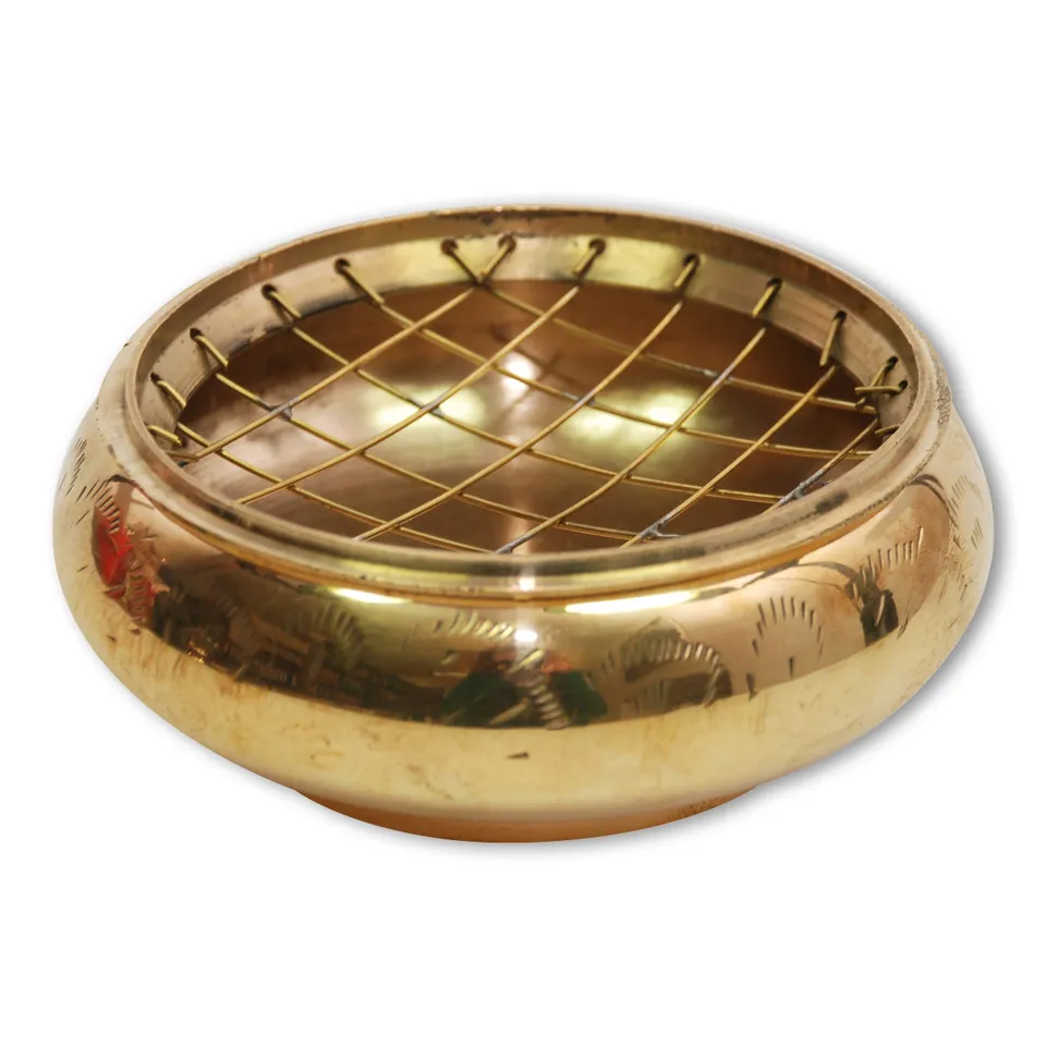 choco-lina-weihrauchgef-8cm-messing-r-ucherschale-kohle image 1