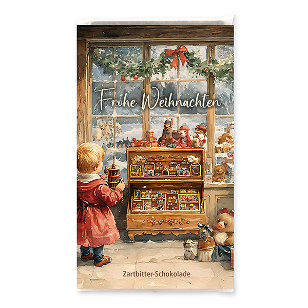 choco-lina-schoko-frohe-weihnachten-zartbitterschokolade-geschenk image 1