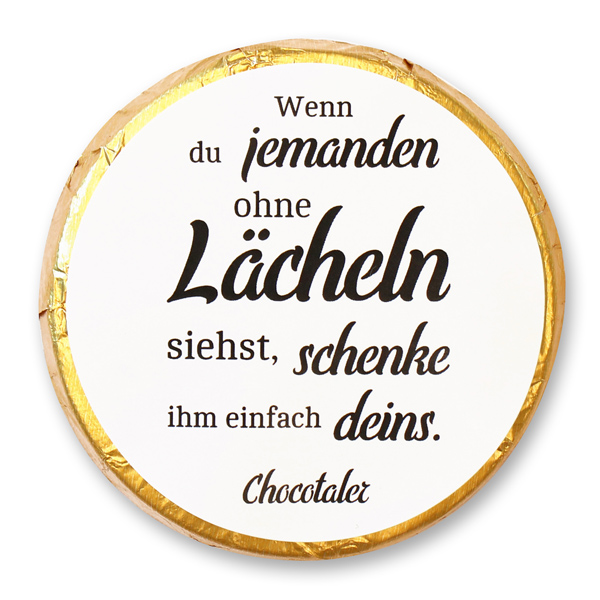choco-lina-wenn-du-jemanden-ohne-l-cheln-chocotaler-schoko image 1
