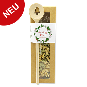 choco-lina-frohes-fest-nudeln-geschenkset-mit-kochl-ffel image 1