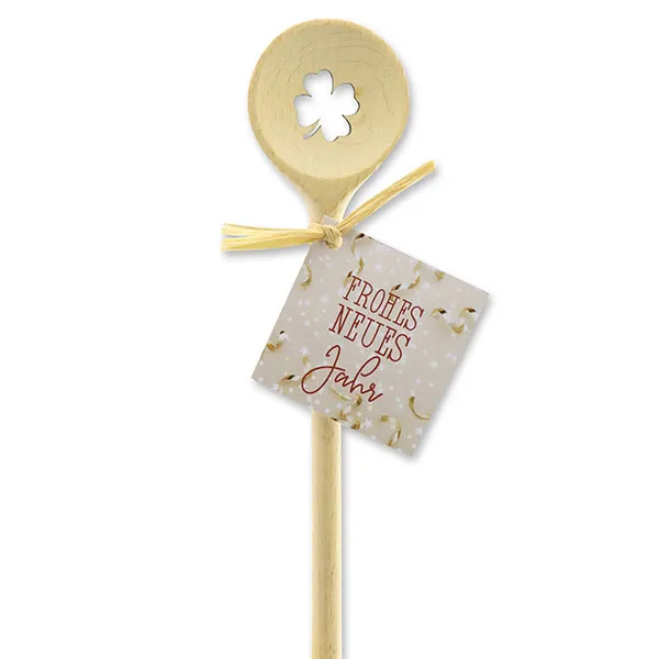 choco-lina-kleeblatt-kochl-ffel-rund-frohes-neues-jahr-holz image 1